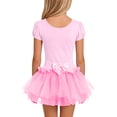 thumbnail image 4 of Edvintorg Girls Tutu Dress Tulle Stretchy Crew Neck Short Sleeve Princess Dresses Kids Clothes Girls Size 3-13, 4 of 9