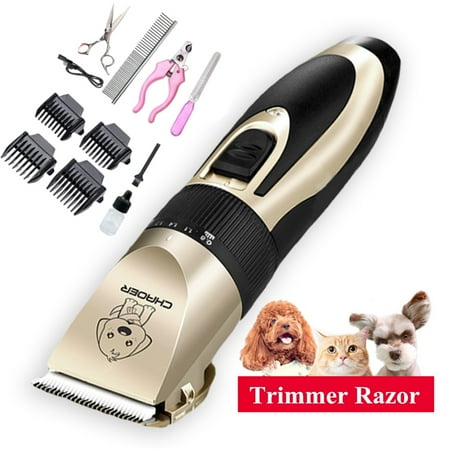 Electric USB Grooming Kit Pet Cat Dog Clipper Shaver Animal Hair Trimmer