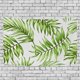 thumbnail image 1 of ABPHQTO Tapiz de hojas tropicales decoración de pared sala de estar dormitorio tapices DIY 128x150 cm, 1 of 4