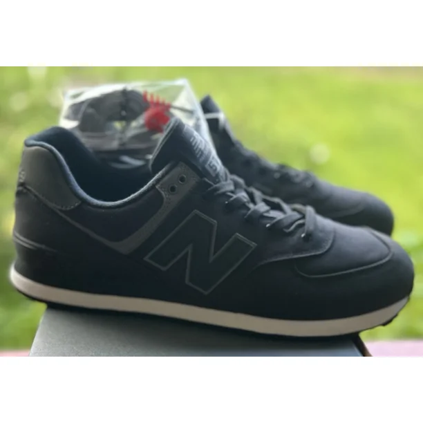 New Balance Mens Running 574 PRM - ML574JJ2 - Black / Grey - Size: 13 D - NEW !