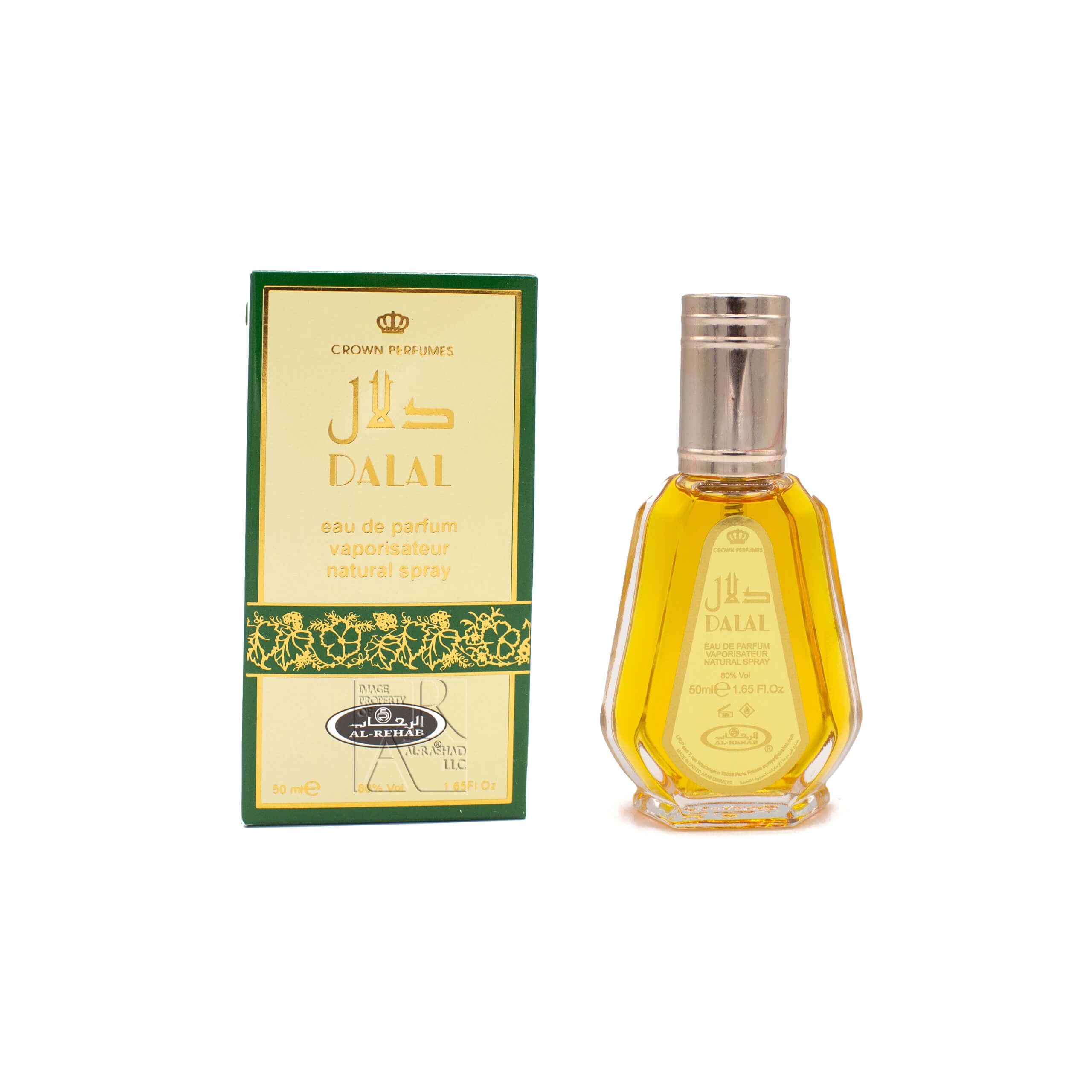 Dalal AlRehab Eau De Natural Perfume Spray 50 ml (1.65 fl. oz) 12 Pack