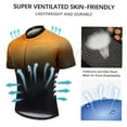 thumbnail image 4 of Yeacher Men's Summer Short Suits Cycling Set Cycling Jersey with 5D Padded Riding Shorts Quick Dry Breathable Cycling Jersey Set for Outdoor Sport Cycling Biking, 4 of 7
