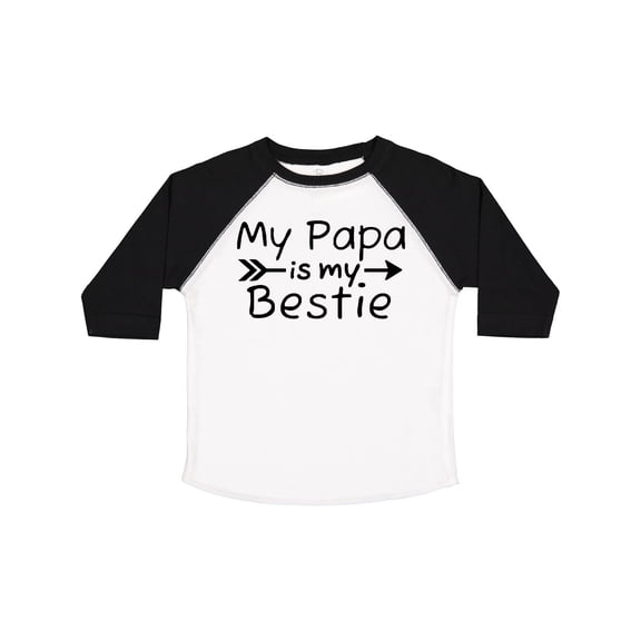 Inktastic My Papa is My Bestie Boys or Girls Toddler T-Shirt
