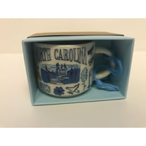 Starbucks North Carolina Been There Series Ceramic Coffee Mug Demitasse Ornament 2 oz