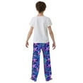 thumbnail image 5 of FORMRS Kids Pajama Pants with Pockets Size 9-10Y Boys Lounge Sleep Bottoms, Neon Pink Starfish, 5 of 8