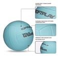 thumbnail image 6 of (4 pack) Wilson Softplay Recreational Volleyball - Blue, Official Size, 6 of 13
