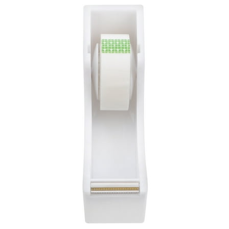 WHAMVOX  Portable Tape Dispenser Stationery Cutter Gadget Office White
