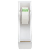 WHAMVOX Portable Tape Dispenser Stationery Cutter Gadget Office White