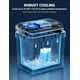 thumbnail image 2 of Astroai Enfriador Eléctrico De 24 Litros 12v Cc Eléctrico Cooler Portátil Eléctrico Hielera Camping Hielera Portátil Neveras Portátiles Mini Refrigerador Freezer Gris Para Autos Enchufe Dc, 2 of 6