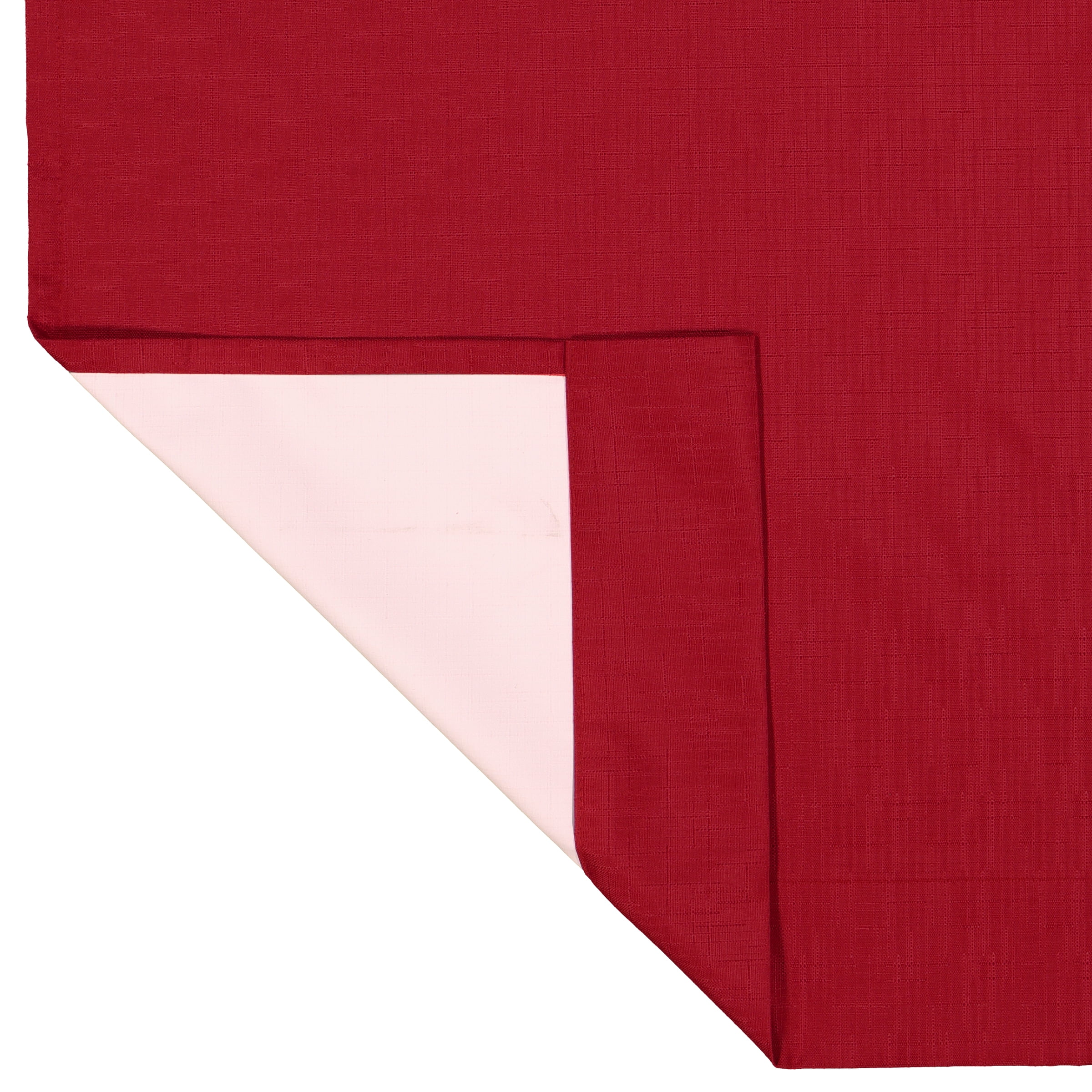 Eclipse Dayton Solid Chili Red Blackout Grommet Single Curtain Panel, 42" x 84"