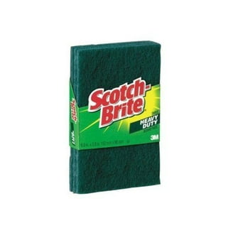 3M Scotch-Brite Light Duty Cleansing Pad - 152mm X 228mm, White, 20-Pack