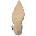 thumbnail image 6 of Journee Womens Nixey Croco Texture Buckle Pointed Toe Pumps, Widths Available, 6 of 10