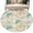 Green Brown, variant on Teal Red Coastal 2'x6' Runner Rugs for Hallway Kitchen Bedside Non Slip Washable, Retro Beach Nautical Sea Turtle Coral Entryway Rug Runners with Rubber Backing, Long Carpet Runner for Laundry Room