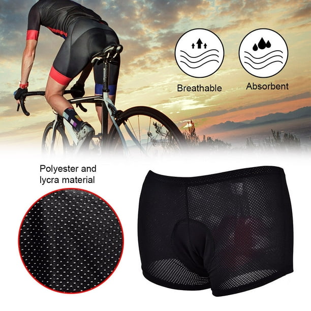Men Women Cycling Shorts Bike Underwear Pants Sponge Gel 3D Padded