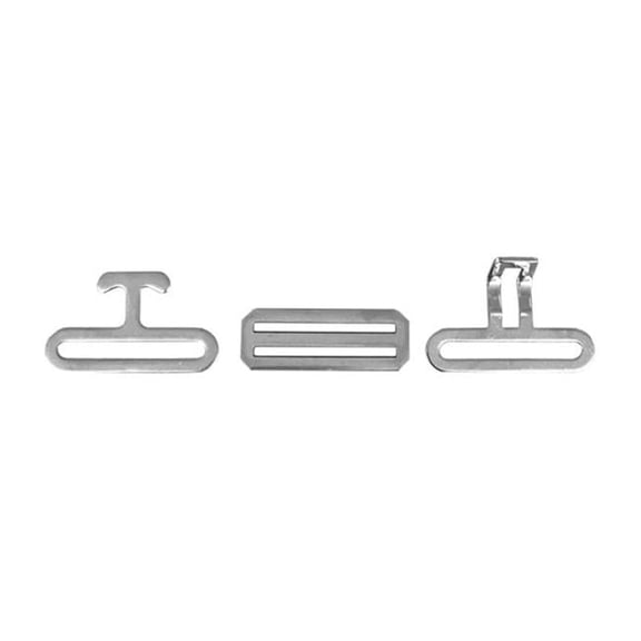 Jacks 1375-SS 3 Piece Surcingle Hardware Replacement Set - Stainless Steel