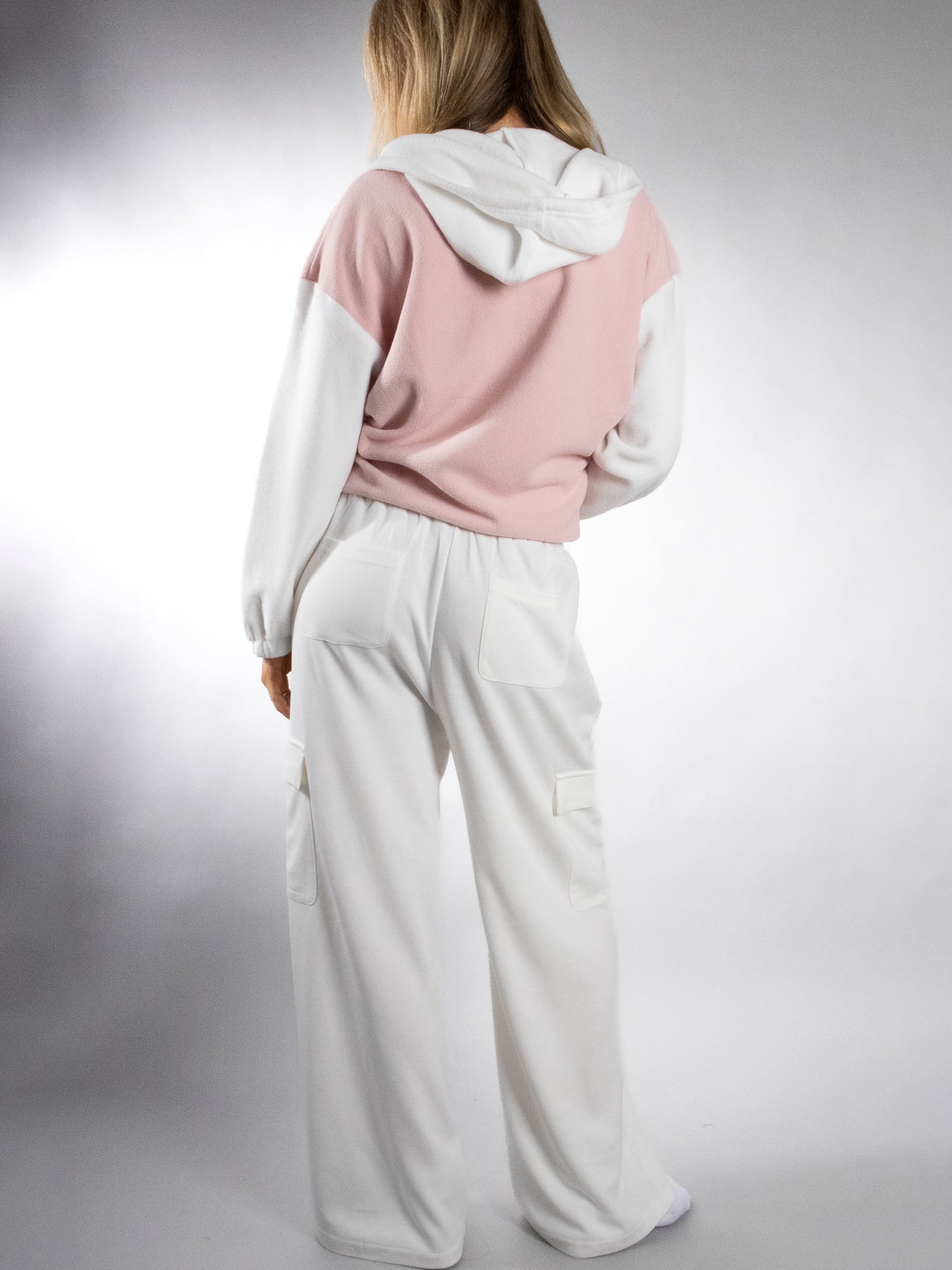 DARING DIVA Women's Stylish Oversized Pom Pom Hoodie for Casual Wear XS Pink