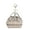 Cream, variant on Necvior Multipurpose Small Coin Purse Keychain PU Bag for Modern Women