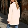 thumbnail image 5 of Guluxicc Womens Dressy Coats Double Button Lapel Collar Long Sleeve Coats with Side Pockets for Everyday Fall Winter, 5 of 5