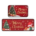 thumbnail image 3 of Christmas Holiday Kitchen Floor Mat Set for Festive Home and Winter Floor Decoration with Non- Backing, 3 of 4