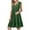 Green, variant on GEWSEY Summer Dress for Women Ruffle Cap Sleeve Pleated V Neck Dress Tiered Swing A Line Mini Dress (Light Pink, S)
