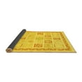 thumbnail image 2 of Ahgly Company Indoor Rectangle Abstract Yellow Modern Area Rugs, 7' x 9', 2 of 4