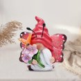 thumbnail image 4 of Estatua De Gnomo Mariposa Elfo Enano Muñecas Adornos Resina Mariposa Gnomo Estatua Arte (Rosa), 4 of 7