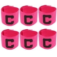 thumbnail image 1 of Football Armband C Word 6Pcs Rosy Color for Soccer Team Warmth Protection, 1 of 4