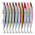 thumbnail image 2 of Yuarrent Señuelos de pesca versátiles ABS, regalo realista de pececillo para pescadores, señuelos duros de lubina hechos con ABS Pescar, 2 of 6