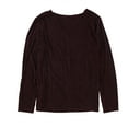 thumbnail image 2 of Alfani Womens Striped Pullover Blouse, Purple, Medium, 2 of 2