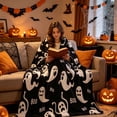 thumbnail image 5 of Halloween Printed Flannel Throw Blanket,Soft Warm Fleece Blanket for Sofa Couch Bed Bedroom Office,All Season Cozy Halloween Home Decorative Blanket, 5 of 9