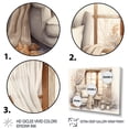 thumbnail image 3 of Designart "Cozy Retreat in Winter Cottage III" Farm Framed Wall Art - Country Beige Farm Windows Bedroom Framed Canvas Wall Art, 3 of 6