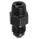thumbnail image 1 of Accesorio de línea de combustible recta 3AN a 1/8NPT 6061‑T6 Conector adaptador de aluminio Accesorios negros para automóvil, 1 of 14