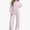 Purple, variant on ITSAME Girls 2 Piece Knit Cotton Sweater Set Long Sleeve Crewneck Pullover and Wide Leg Pants Outfit Size 7