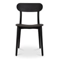 thumbnail image 3 of Moe's Home Collection Kent Outdoor Dining Chair Black - Set Of Two Plastic, 3 of 7