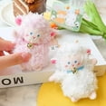 thumbnail image 4 of Plush Keychain, 2pcs/set Magnetic Little Lamb Keychain Korean Style Cartoon Couple Pendants Cute Animal Keyring Bag Charms Car Key Accessories For Women, 4 of 7