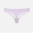 thumbnail image 4 of LNWUY Women Seamless Briefs Thong G-String Panties Low-Rise Soft Breathable Comfortable T-Back Underwear Purple L, 4 of 4