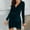 F-292Navy, variant on ZHOGXU Women's Dress Long Sleeve V Neck Solid Color Sequins Fashion Comfortable Mini Dresses For Casual Daily Wear,Beige,L