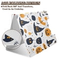 thumbnail image 5 of A4 Double Clip File Folder 18.9x12.6in Clipboards Foldable Binder Holds 80 Sheets Project Folder for Office, Home A Variety Of Cute Halloween Elements, 5 of 9