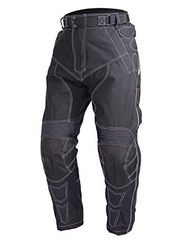 XL Motorcycle Cordura Riding Pants Black with Removable CE Armor PT5 Xtreemgear