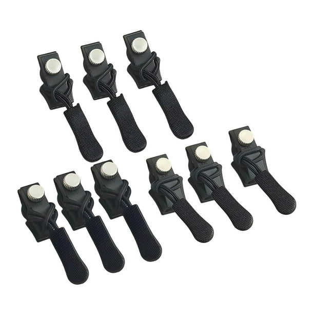 Kit de reparación de cremalleras de 9 piezas, tiradores de cremallera de repuesto, cabezales de cremallera para abrigos, , carteras