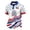 Royal Blue, variant on Zimjoy Men's USA Soccer Shirts Short Sleeve Crewneck 2026 Country Team Fan International Football Shirt Retro Streetwear Top Black L