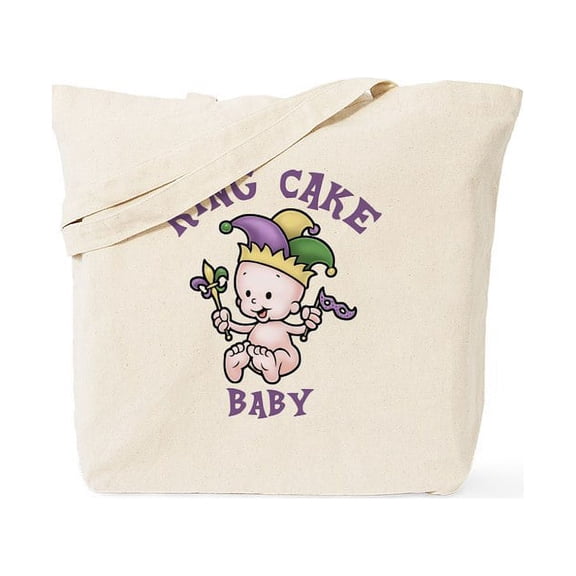 CafePress - King Cake Baby II Tote Bag - Unisex Canvas Tote Bag, Beige, 1-Piece