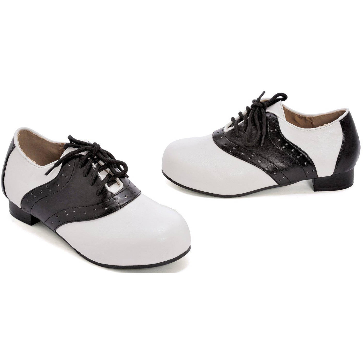 Saddle Black/White Shoes Women's Adult Halloween Costume Accessory ...