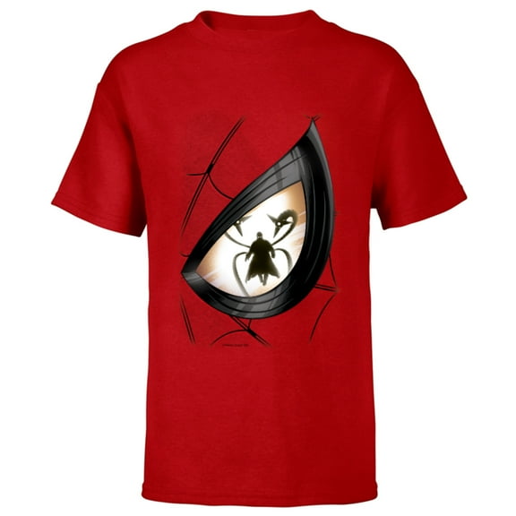 Marvel Spider-Man: No Way Home Spidey Eye Doc Ock - Short Sleeve T-Shirt for Kids - Customized-Red