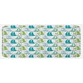 thumbnail image 1 of Nautical Kitchen Mat, Sailing Boats on the Ocean Surfing Coastal Theme Marine Life Colorful Maritime, Plush Decorative Kitchen Mat with Non Slip Backing, 47" X 19", Multicolor, by Ambesonne, 1 of 1