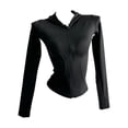 thumbnail image 1 of Camisa de protección solar con capucha para mujer, sudadera con capucha de manga larga para uso diario en bicicleta, 1 of 9