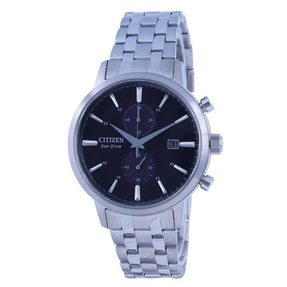 Citizen Classic Chronograph Black Dial Stainless Steel Eco-Drive CA7060-88E Men's Watch