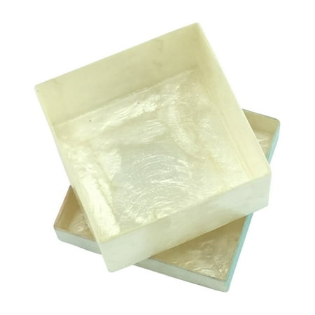 Cherry Keepsake Box - Cherry Blossoms Capiz Shell Keepsake Box 3 x 3