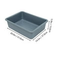 thumbnail image 2 of QUTETN 2 Pcs Bassine en Plastique avec Couvercles Gris, 2 of 8