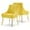 Yellow,Gold, variant on Ivinta Modern Yellow Dining Chairs Set of 2, Velvet Accent Chairs with Gold Legs for Living Room